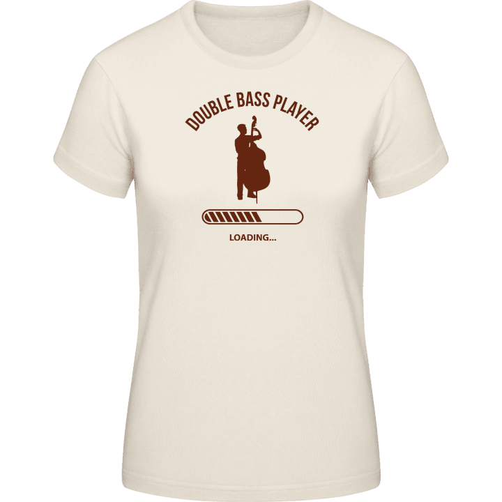 Double Bass Player Loading Frauen T-Shirt contain pic