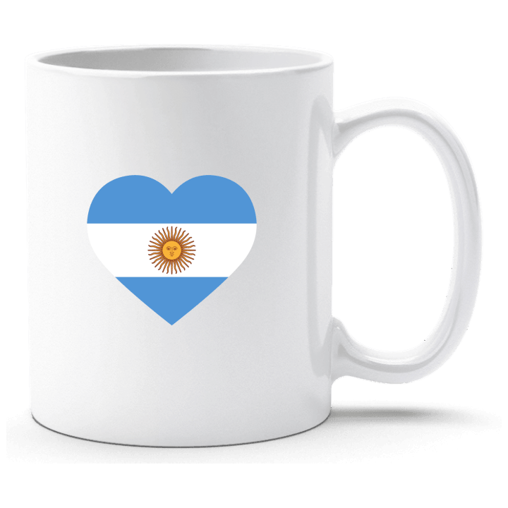 Argentina Heart Flag Taza contain pic