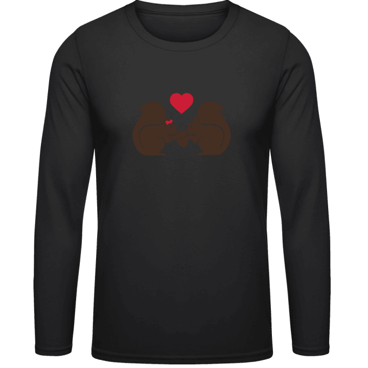 Squirrels In Love T-shirt à manches longues contain pic