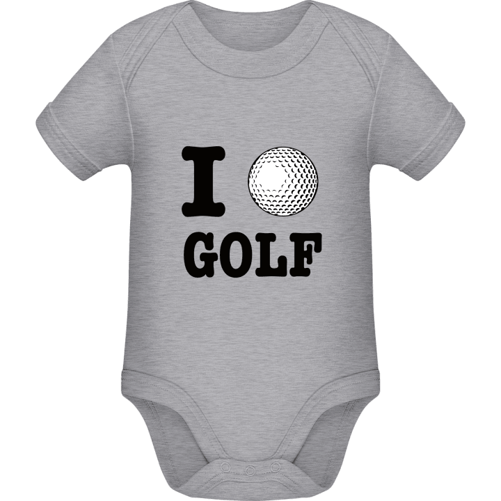 I Love Golf Baby romperdress contain pic