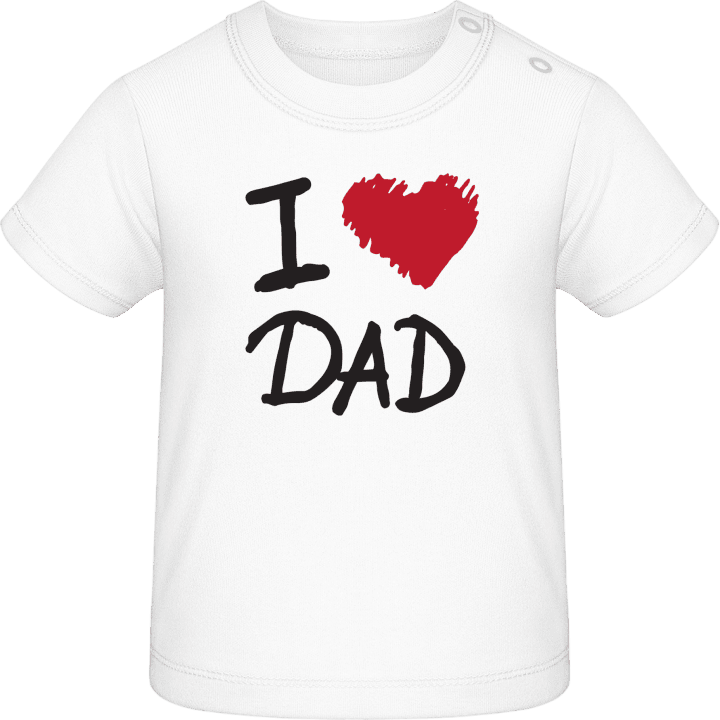I Heart Dad Baby T-skjorte 0 image