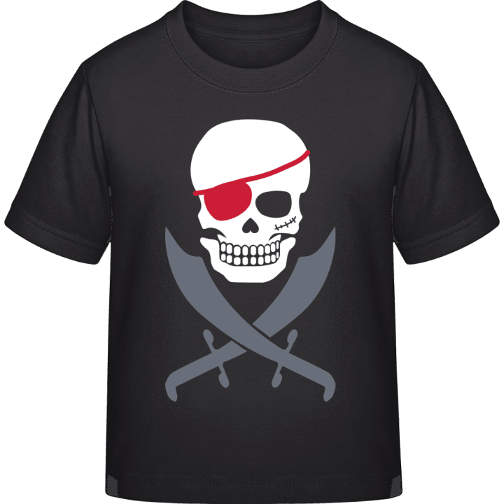 Pirate Skull Crossed Swords Kinder T-Shirt 0 image