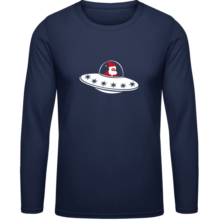 Santa Spaceship Shirt met lange mouwen 0 image