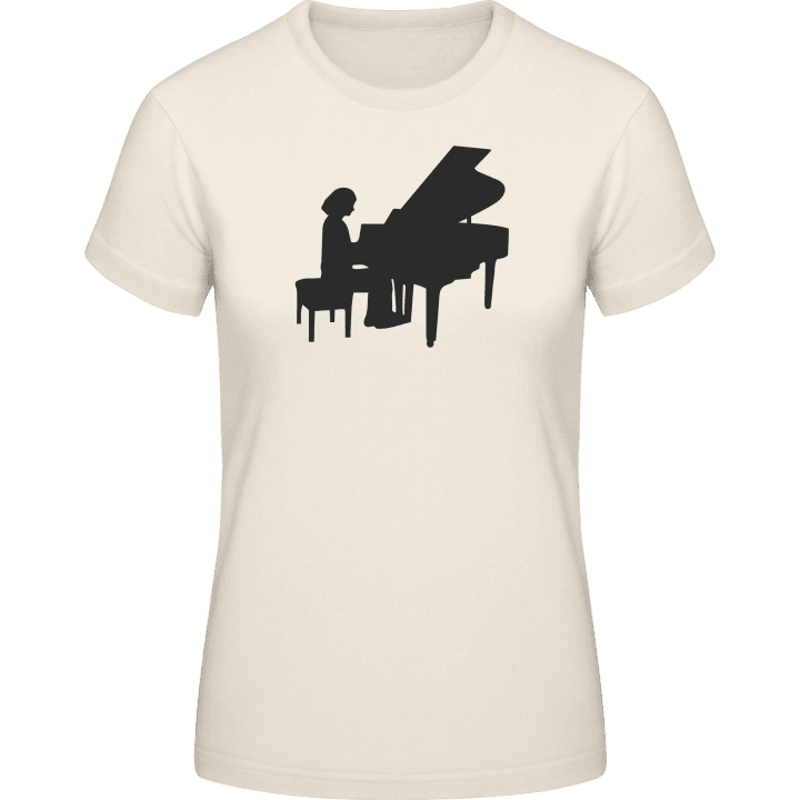 Female Pianist T-shirt för kvinnor 0 image
