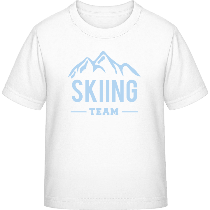 Skiing Team T-skjorte for barn contain pic