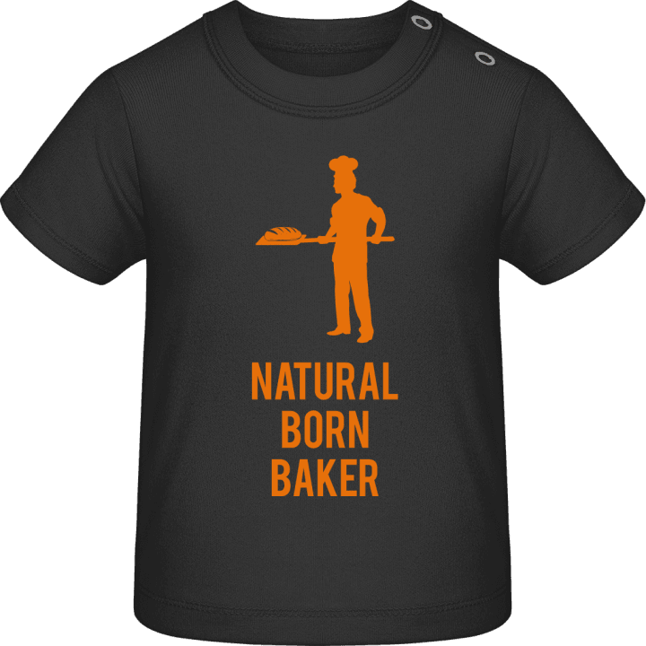 Natural Born Baker Baby T-skjorte contain pic