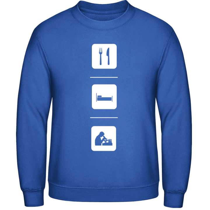 Eat Sleep Chemistry Sweatshirt 0 image
