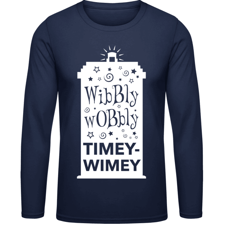 Wibbly Wobbly Timey Wimey T-shirt à manches longues 0 image