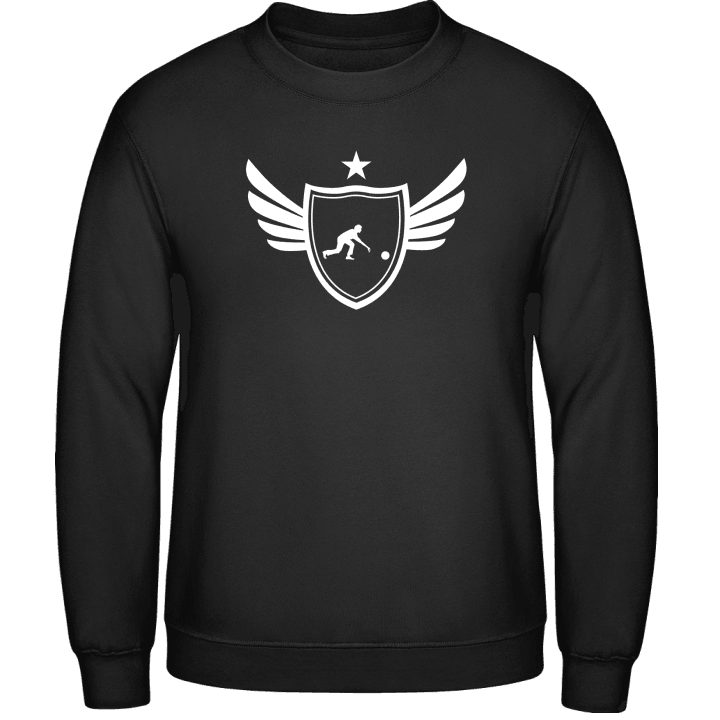Bowling Player Winged Sweatshirt contain pic