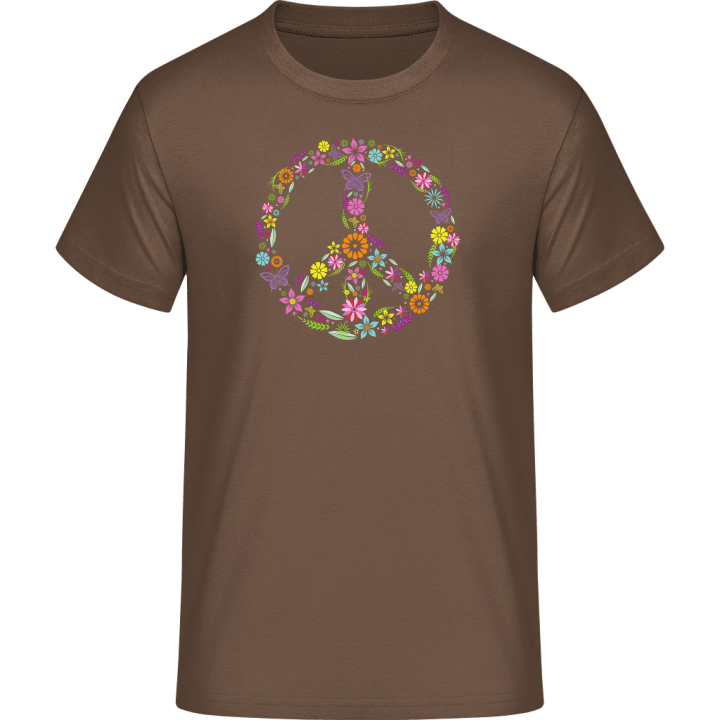 Peace Sign with Flowers Camiseta contain pic