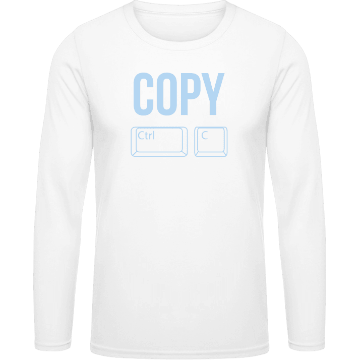 Copy Ctrl C T-shirt à manches longues contain pic