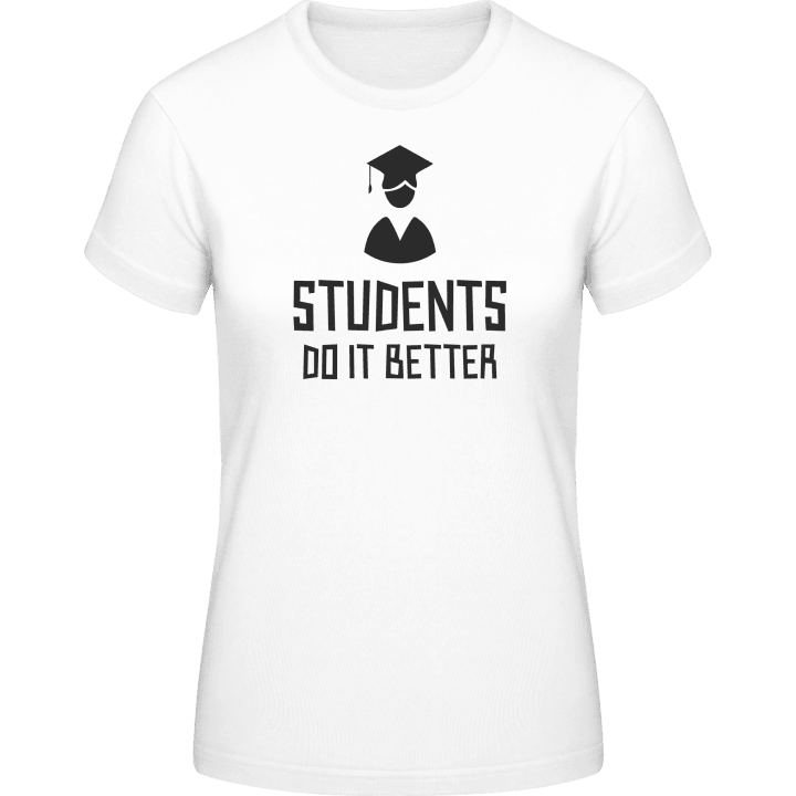 Students Do It Better Frauen T-Shirt contain pic