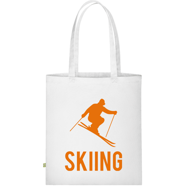 Skiing Logo Stoffen tas contain pic