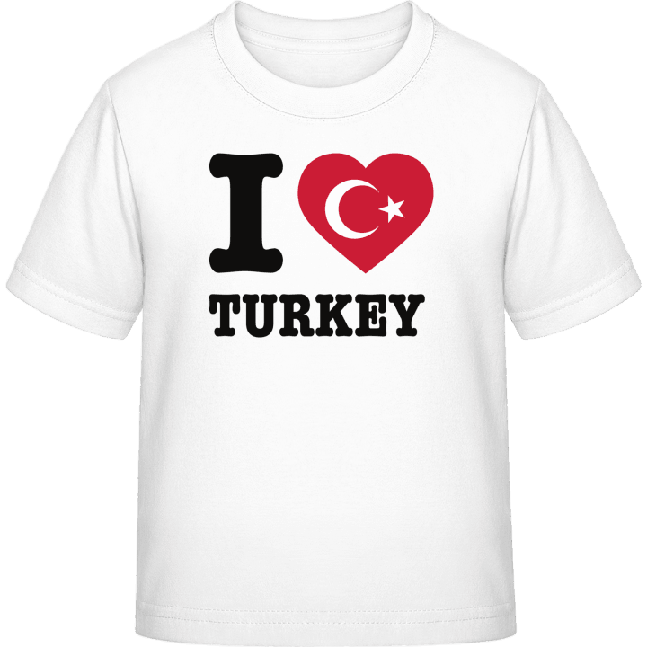 I Love Turkey Kids T-shirt contain pic