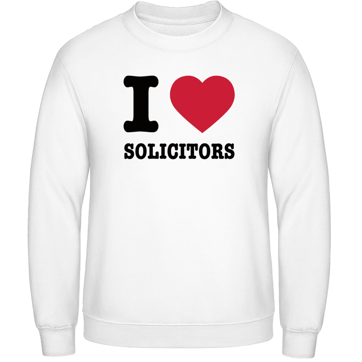 I Love Solicitors Sudadera contain pic