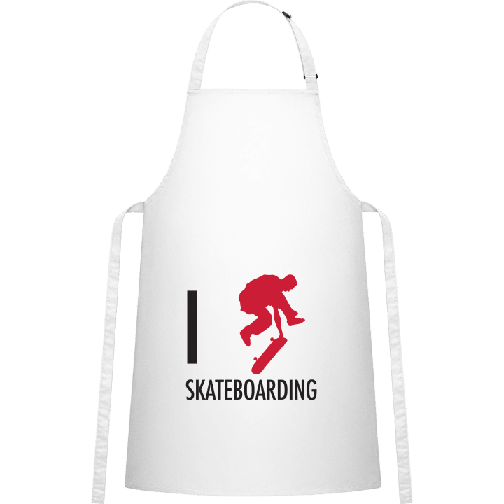 I Love Skateboarding Förkläde för matlagning contain pic