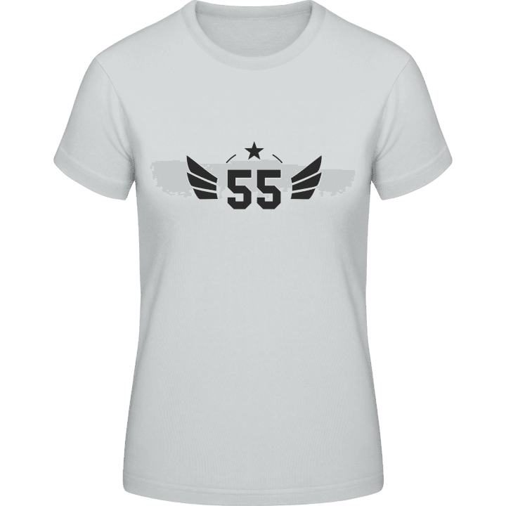 55 Years Number T-shirt til kvinder 0 image