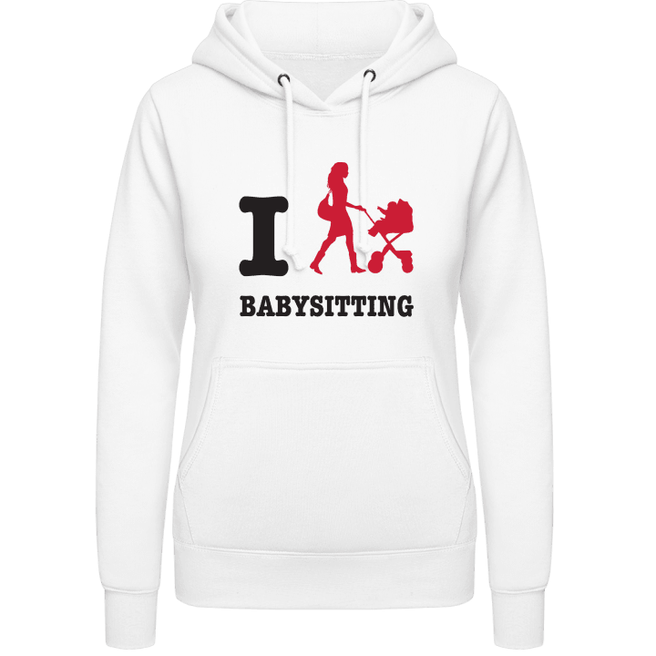 I Love Babysitting Hoodie för kvinnor contain pic