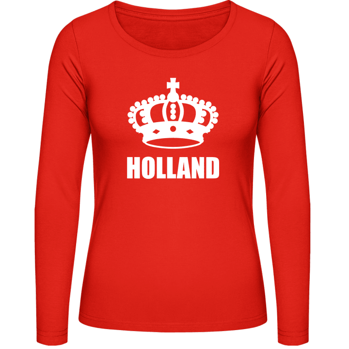 Holland Crown Vrouwen Lange Mouw Shirt contain pic