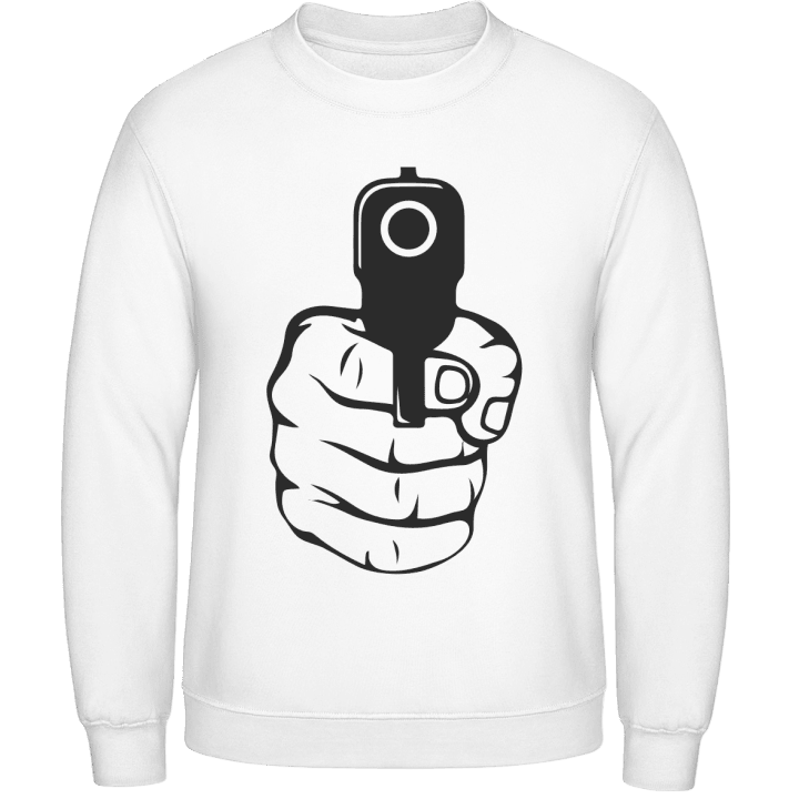 Hands Up Pistol Sweatshirt contain pic
