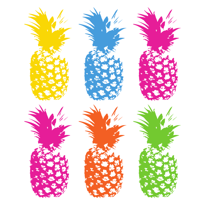 Retro Pineapple  Shirt met lange mouwen 0 image