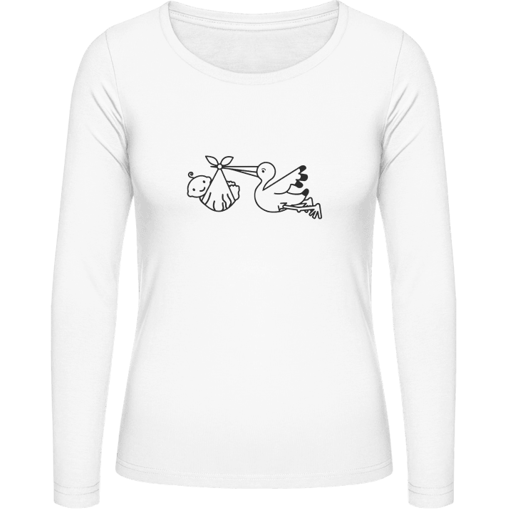 Baby Stork Langermet skjorte for kvinner 0 image