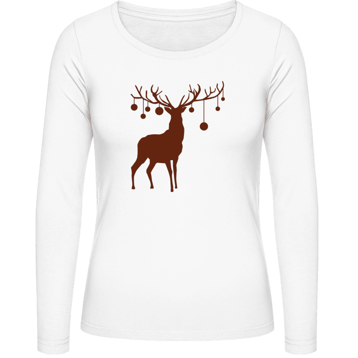 Christmas Deer Women long Sleeve Shirt 0 image