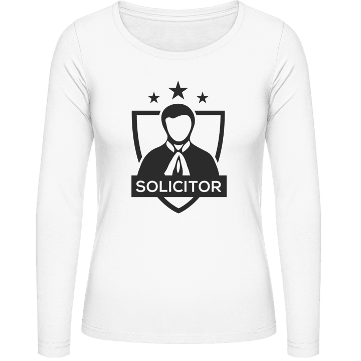 Solicitor Coat Of Arms T-shirt à manches longues pour femmes contain pic