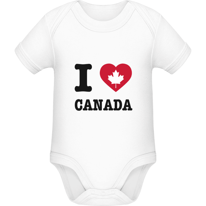 I Love Canada Baby romper kostym contain pic