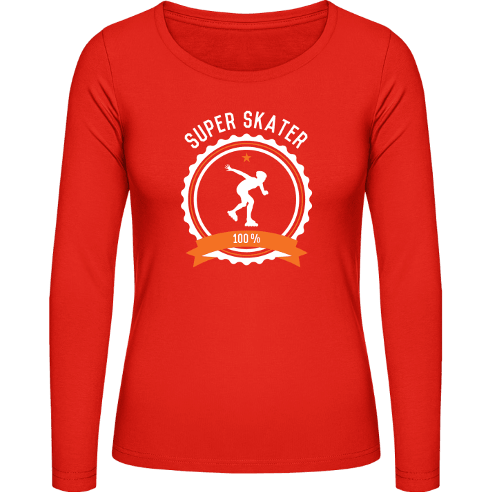 Super Inline Skater Langermet skjorte for kvinner contain pic