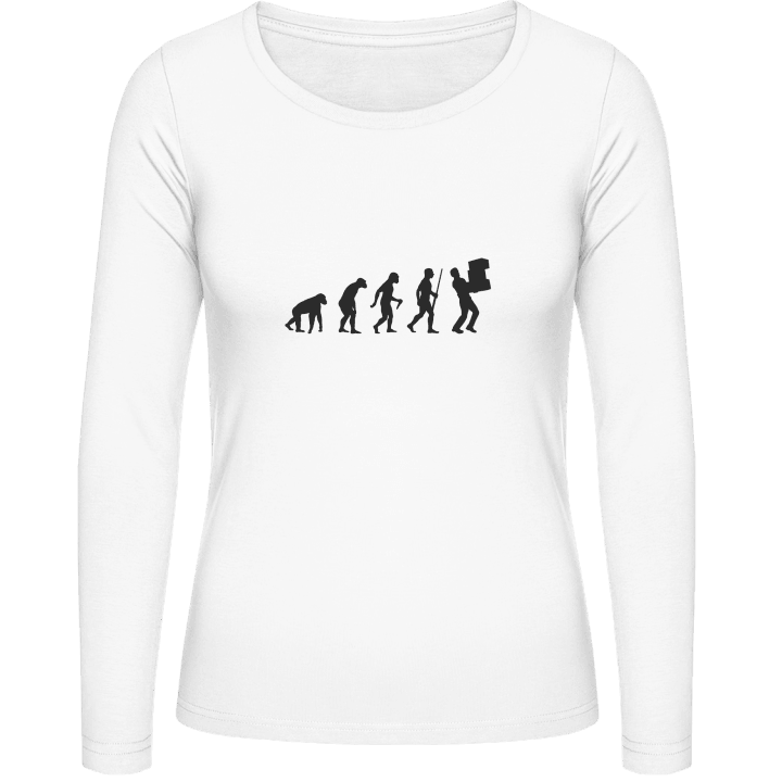 Warehouseman Evolution Design Frauen Langarmshirt contain pic