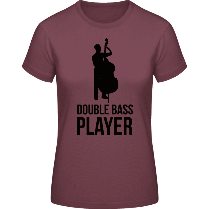 Double Bass Player Camiseta de mujer contain pic