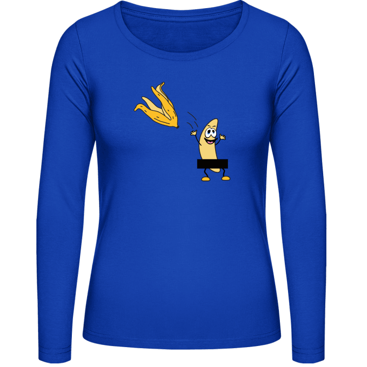 Banana Strip T-shirt à manches longues pour femmes 0 image