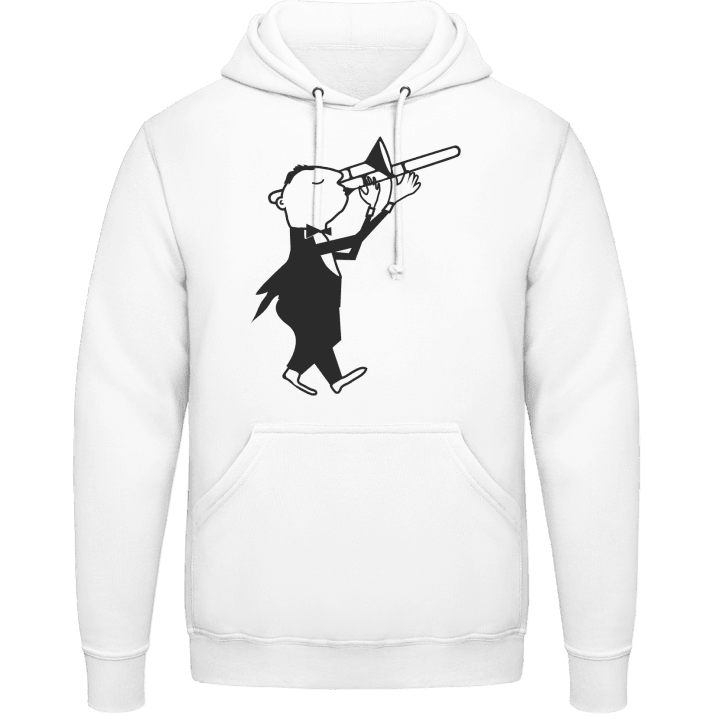 Trombonist Illustration Hoodie contain pic
