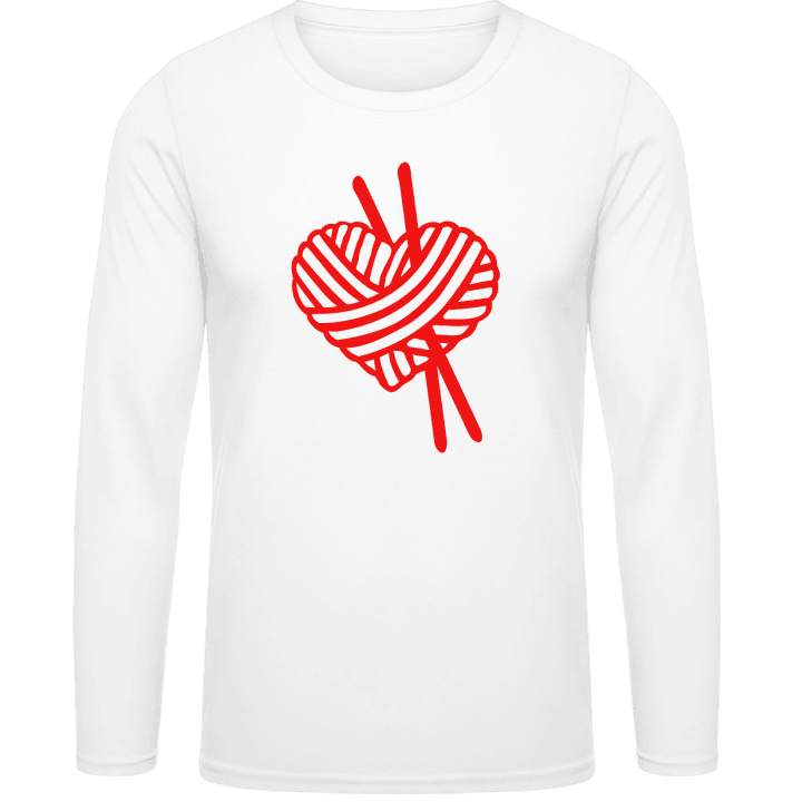 Knitting Heart T-shirt à manches longues 0 image