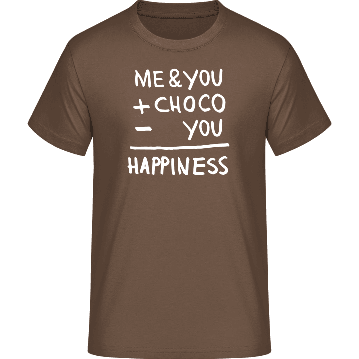 Me & You + Choco - You = Happiness Camiseta contain pic