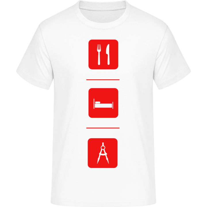 Eat Sleep Architecture T-Shirt 0 image