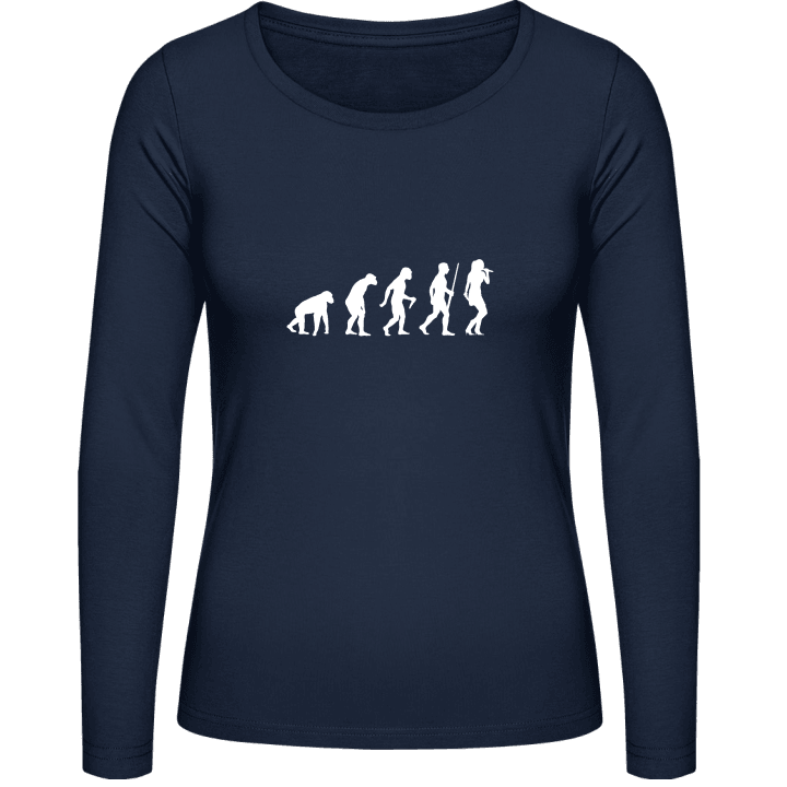 Zangeres Evolution Vrouwen Lange Mouw Shirt contain pic