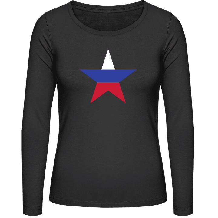 Slovenian Star T-shirt à manches longues pour femmes contain pic