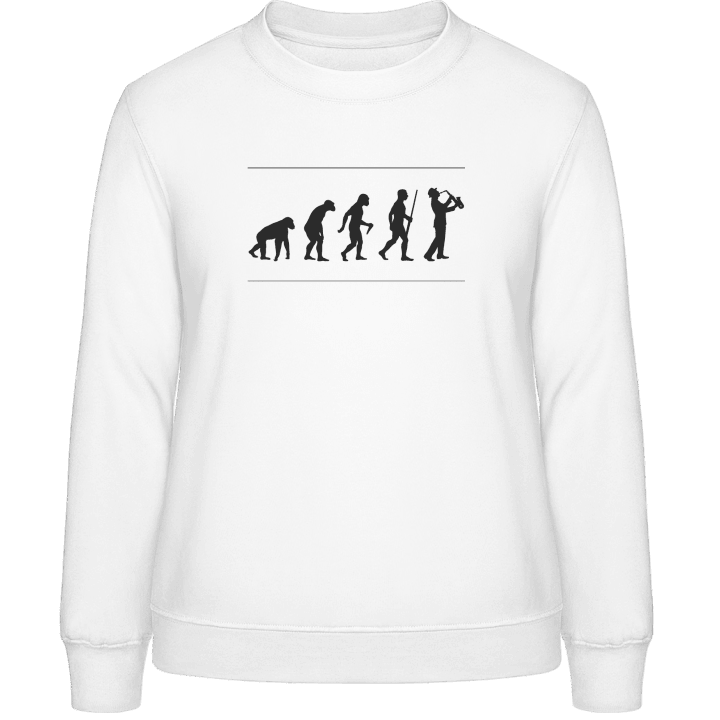 Saxophone Evolution Vrouwen Sweatshirt contain pic
