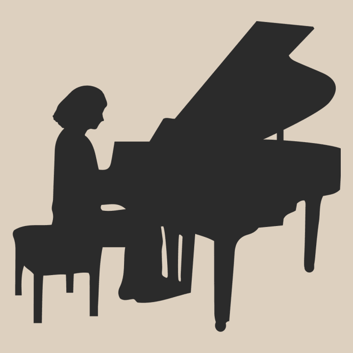 Female Pianist Frauen Kapuzenpulli 0 image