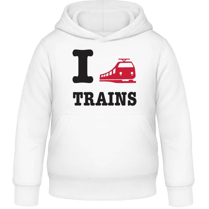 I Love Trains Kinder Kapuzenpulli 0 image