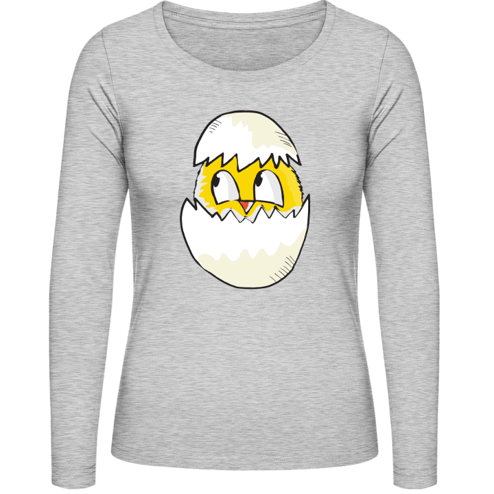 Easter Egg Illustration T-shirt à manches longues pour femmes 0 image