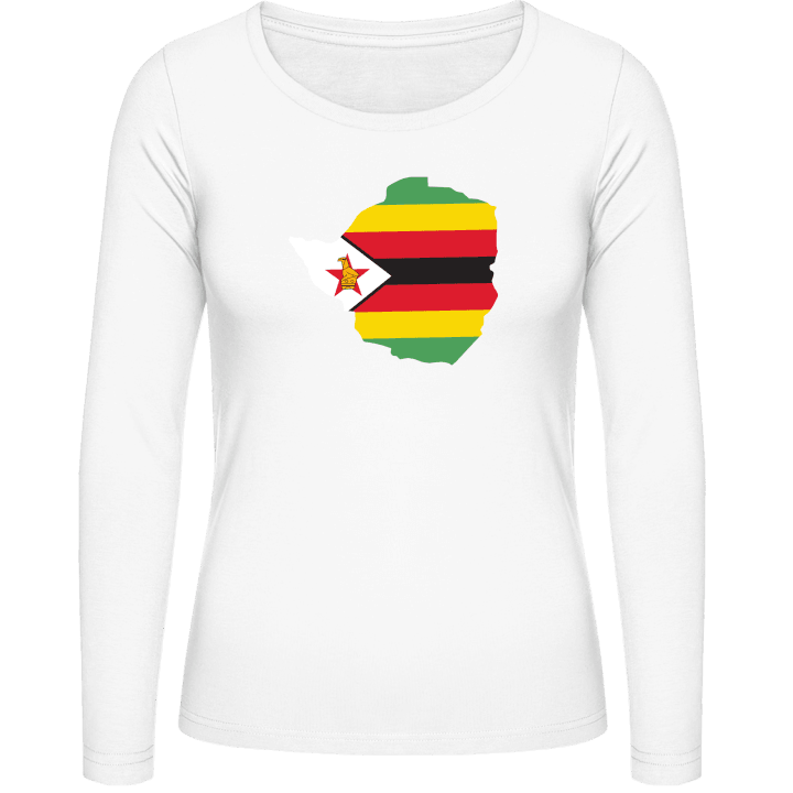Zimbabwe T-shirt à manches longues pour femmes contain pic