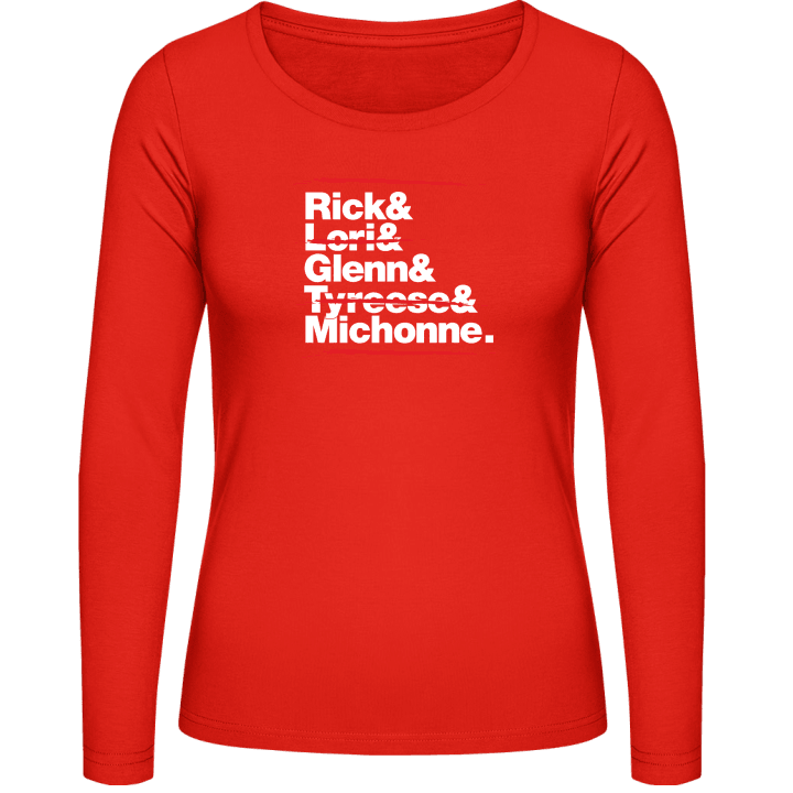 Rick & Lori & Glenn & Tyreese & T-shirt à manches longues pour femmes 0 image