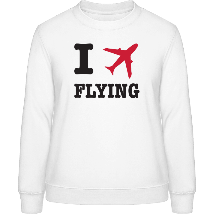 I Love Flying Sweatshirt för kvinnor contain pic