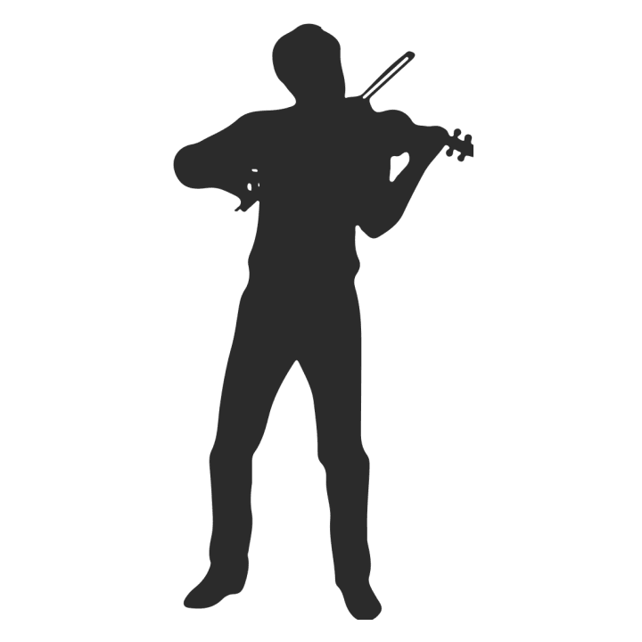 Violinist Silhouette Long Sleeve Shirt 0 image