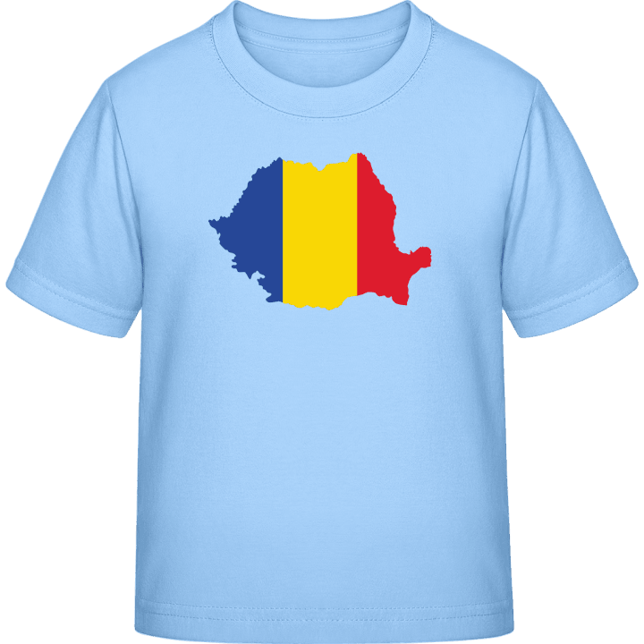 Romania Map T-skjorte for barn contain pic