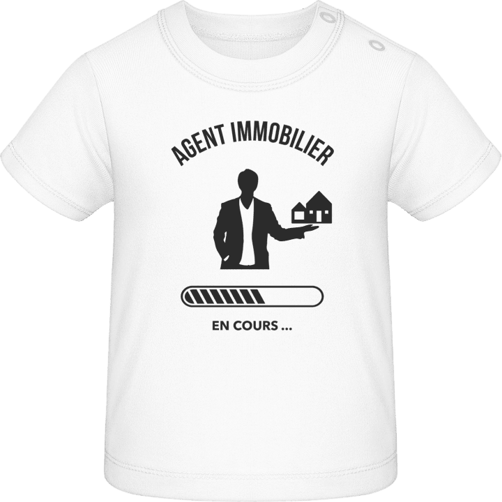 Agent immobilier en cours T-shirt för bebisar contain pic