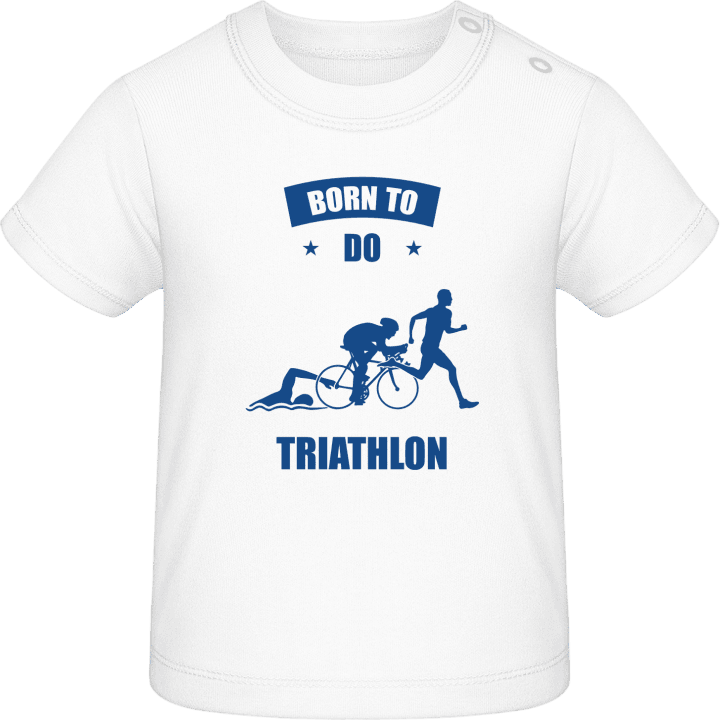 Born To Do Triathlon T-shirt för bebisar 0 image